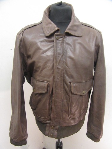 Vintage leather bomber - a-2,