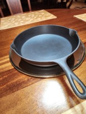 Absolutely Flawless 90 Year Old #8 Single Notch Lodge Cast Iron Skillet