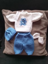 HAND KNITTED BABY DOLL CLOTHES