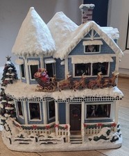 Hawthorne Village Thomas Kinkade 2004 Animated THE NIGHT BEFORE CHRISTMAS HOUSE