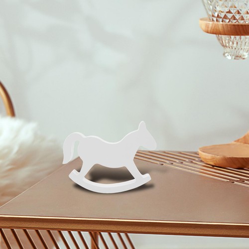 Wooden rocking horse table - wooden,