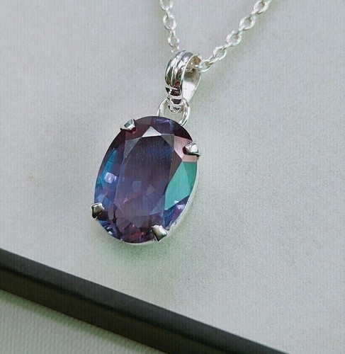 Alexandrite pendant oval - ct,
