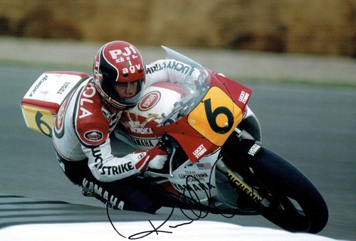 Randy mamola signed 12x8 - randy,