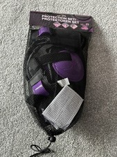 Brand New Girls Purple Protection Set - Knee And Elbow - Medium