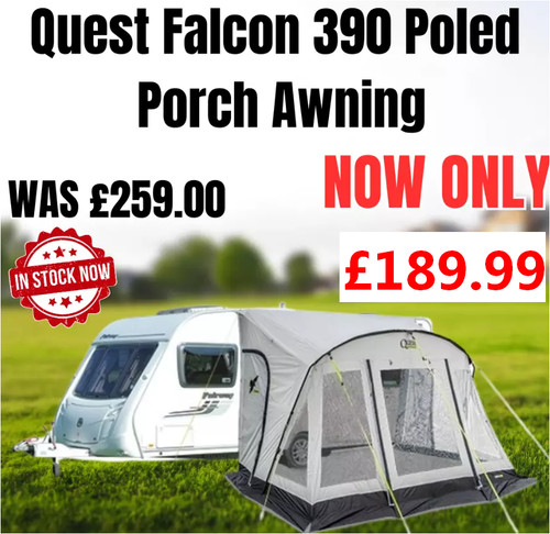 Quest falcon 390 poled caravan - 390,