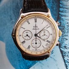  Steel/18K Gold EBEL 1911 EL PRIMERO Chronograph Men's Watch 