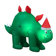 107cm Inflatable Dinosaur with LED Lights Indoor Outdoor Christmas Decoration