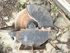 VINTAGE COM Co OF LONDON BELT DRIVEN BENCH MOUNTED GRINDER