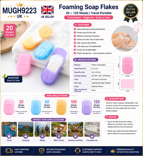 120sheets foaming soap - foaming,