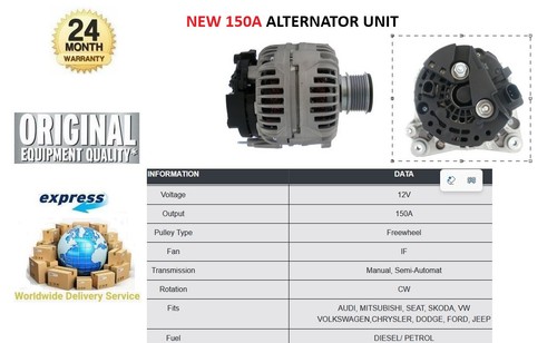 Brand new alternator for seat - alternator,