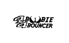 4x4 Boobie Bouncer Vinyl Decal