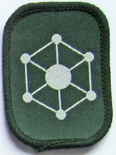 Scout patrol badge white - scout,