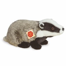 Teddy Hermann Badger Plush Soft Toy Wild Woodland Animal Teddy Gift 90815 BNWT