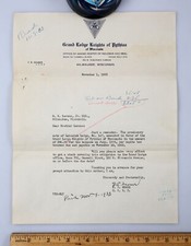 Vintage 1933 Grand Lodge