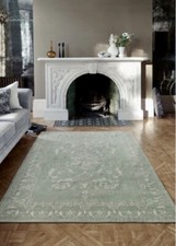 BNWT Laura Ashley Timeless Josette Duck Egg Rug, Large 120 x 180cm **LAST ONE**