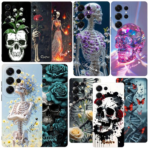 Skull phone case personalised - skull,
