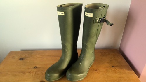 Hunters green wellies size - hunters, 8