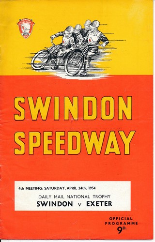 Speedway programme swindon - speedway,