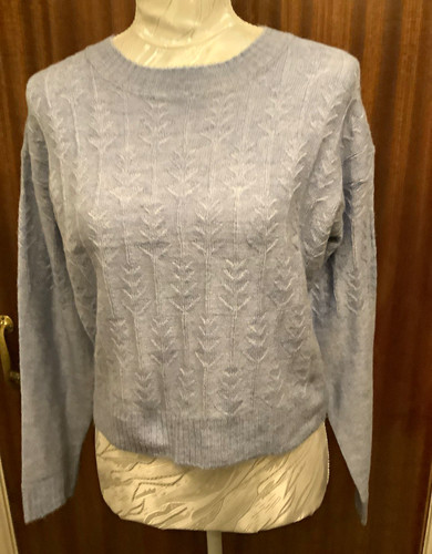 Zara blue cable knit - blue, jumper
