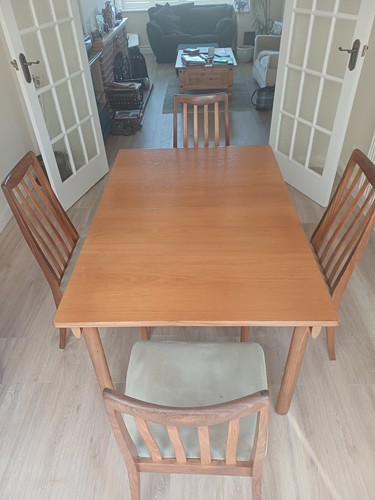 Plan teak extending dining - g,