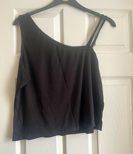 Women black ribbed - black, one