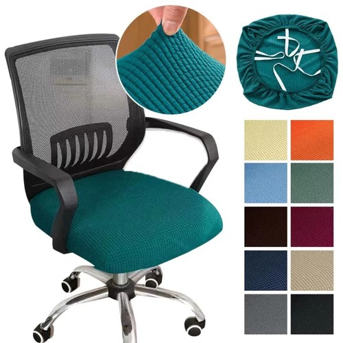Velvet office chair seat - chair,