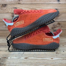 Adidas Trainers Mens Size UK 9 Kamanda Raw Amber Suede Casuals Mob Originals 80s