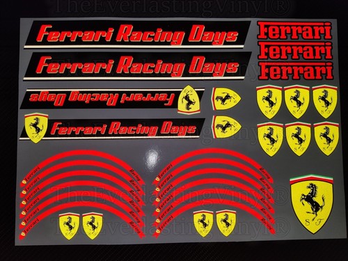 Reflective stickers scuderia - stickers,