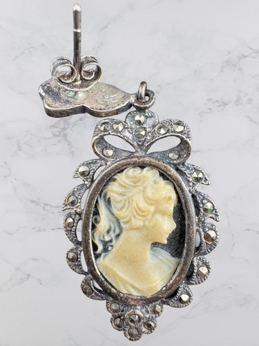 Vintage victorian style cameo - style,