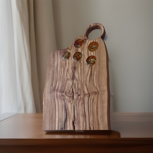 Olive wood chopping board with - chopping,