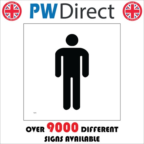Sign male toilet facilities - sign,