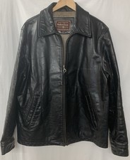 Marlboro Classics Vintage 80’s/90’s Men's  Leather Jacket Brown Size Large