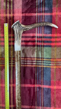 STAG HORN WALKING STICK ON