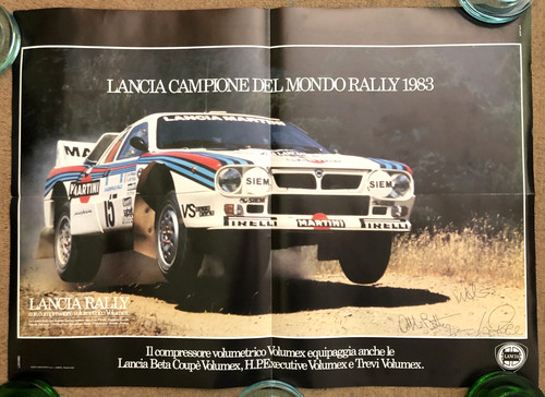 Lancia rally factory poster - 03,