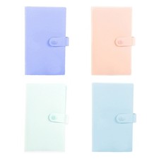 Transparent Jewelry Storage Book,Clear Travel Earring Storage Organizer Book