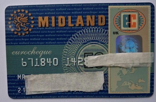 Vintage eurocheque - , uk