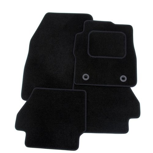 Black tailored car mats - black,