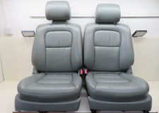 TOYOTA LEXUS SOARER SC400 FRONT GREY LEATHER SEATS PAIR (SEE PHOTOS)  1991-1999