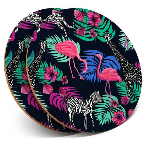 Coasters tropical zebra - -,