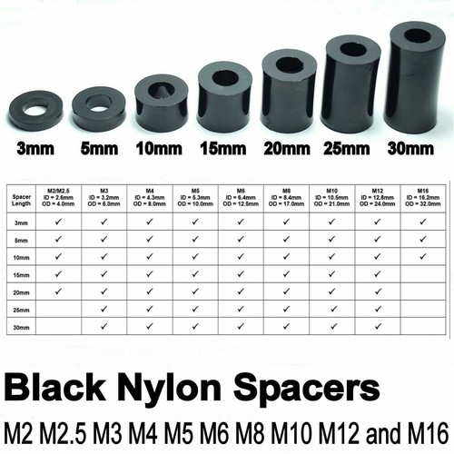 Jet black nylon plastic - nylon,