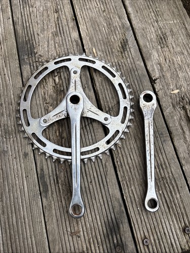 Raleigh steel cranks - steel,