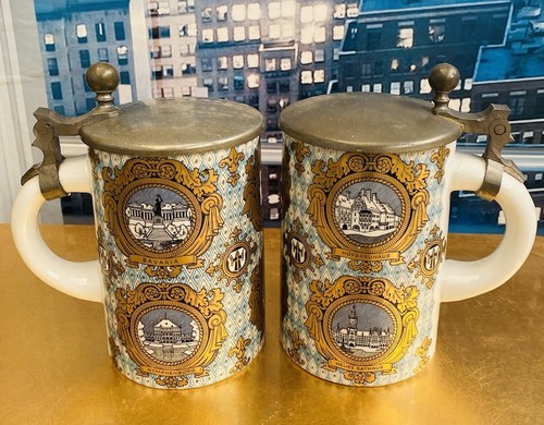 Pair vintage german - pair, beer