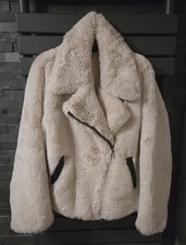 Kooples Faux Fur Cream Jacket 8/10