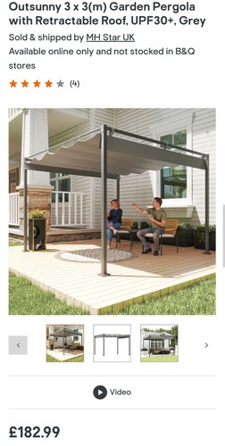 Outsunny pergola with - x, 3(m)
