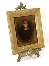 Antique Framed Crystoleum In