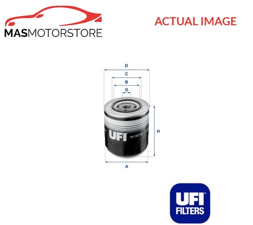Engine oil filter - oil, ufi