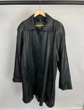 Vintage 90s Echtes Leder Long