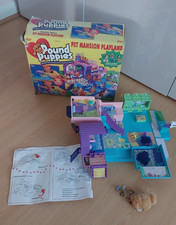 Vintage Galoob Pound Puppies Pet Mansion Playland 1999. Complete. boxed