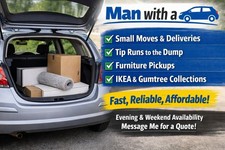 Man with a car available for
