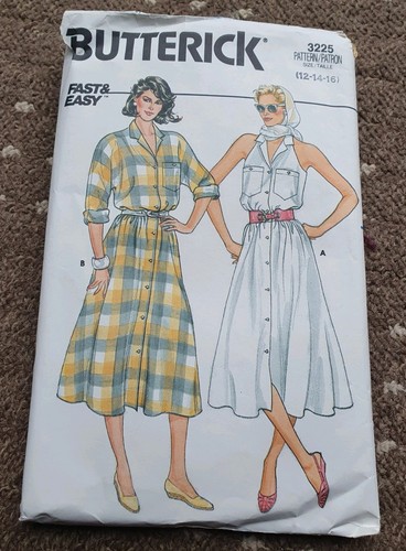 Butterick 3225 dress below mid - butterick,
